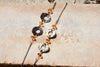 Citrine Chain Necklace with Small Washers