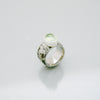 Prehnite Ring | Planish texture band