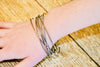 Steel Galaxy Bangle Bracelet
