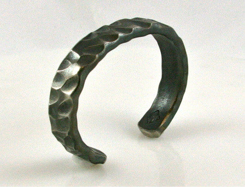 Wide Random Pattern Cuff Bracelet: Men & Women