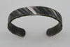Wide Rope Pattern Cuff Bracelet With Sterling Silver Inlay: Men & Women