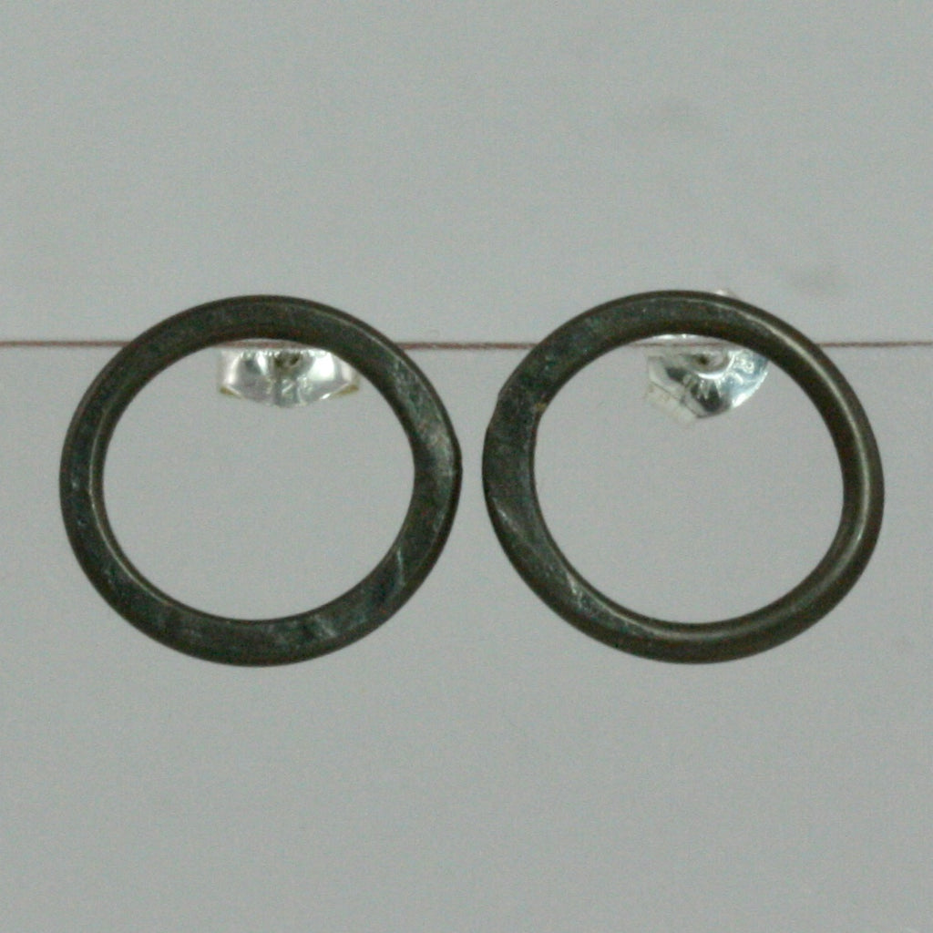 Small Steel Earrings on Posts