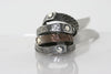 Napkin Rings with Silver Rivet