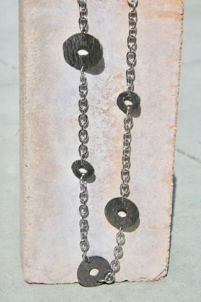 Simple Forged Steel Chain Necklace