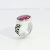 Star Ruby Ring | 8mm wide band